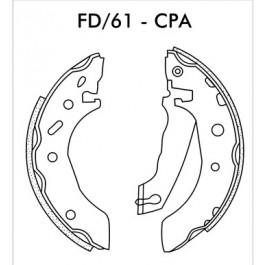 Sapata com Lona - FD/61-CPA - Fras-le
