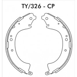 Sapata com Lona - TY/326-CP - Fras-le