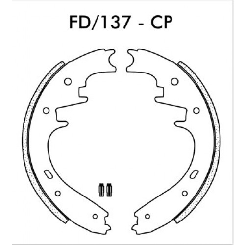 Sapata com Lona - FD/137-CP - Fras-le