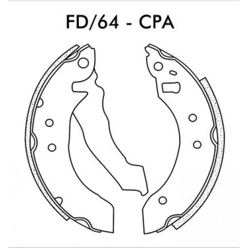 Sapata com Lona - FD/64-CPA - Fras-le