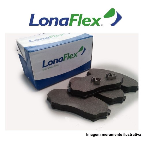 Pastilha Dianteira de Freio - Lonaflex - P-47