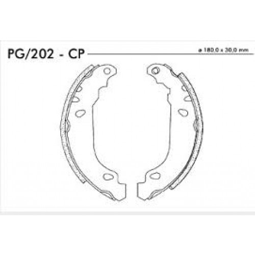 Sapata com Lona - PG/202-CP - Fras-le