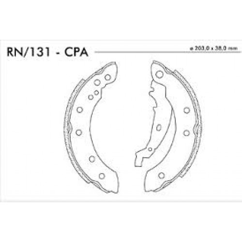 Sapata com Lona - RN/131-CPA - Fras-le