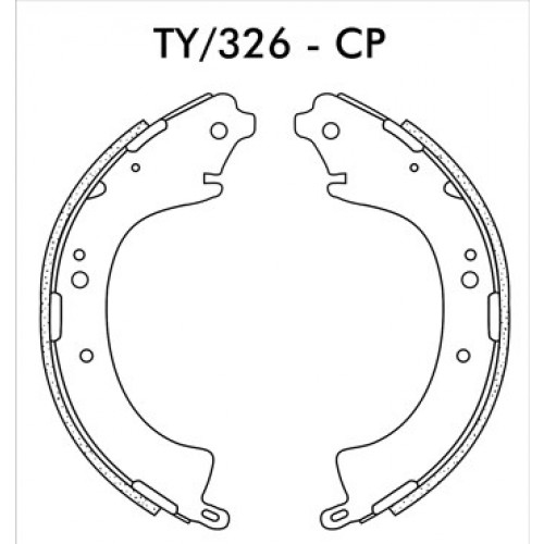 Sapata com Lona - TY/326-CP - Fras-le